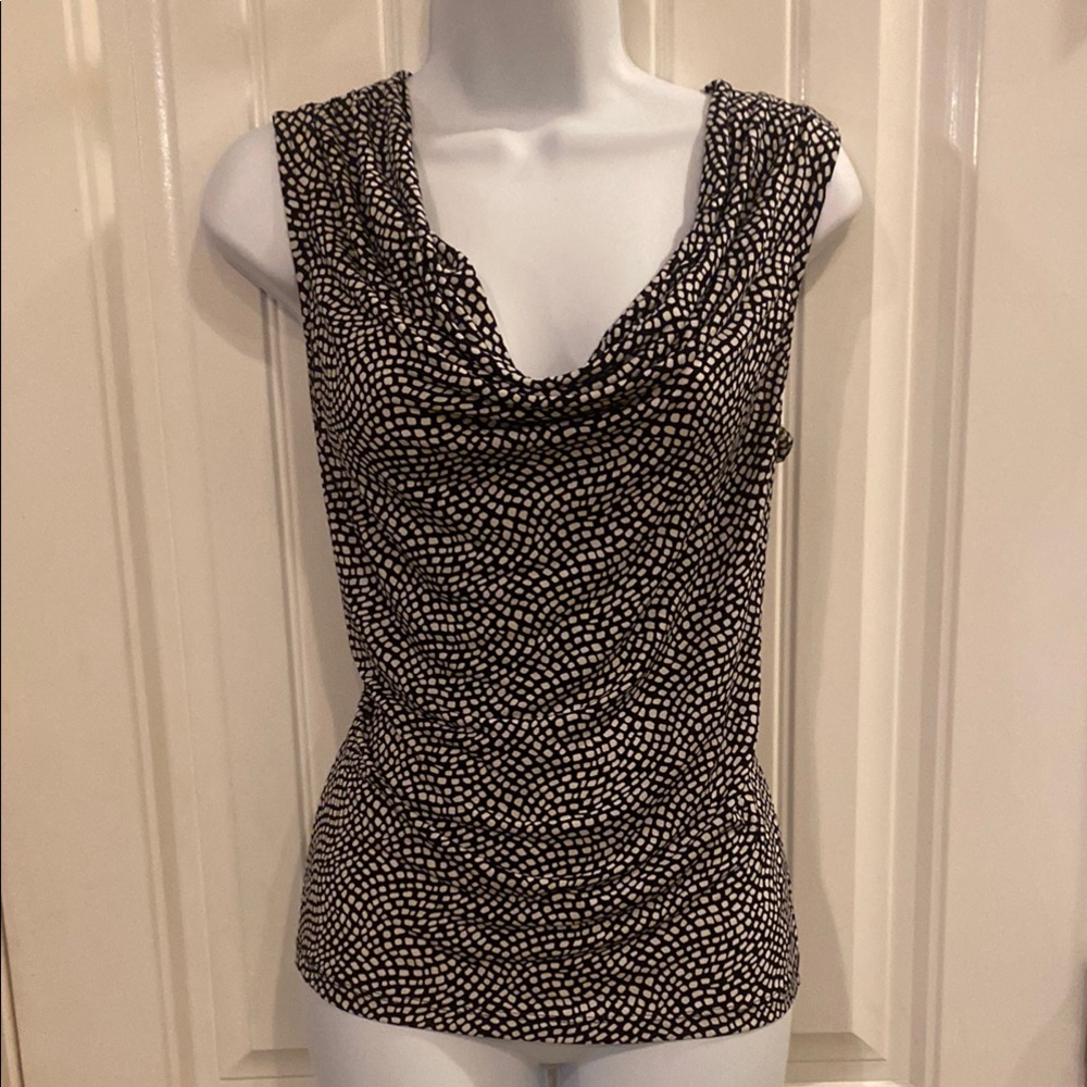 🔥5/$20🔥 Charter Club Black and White Tank Top